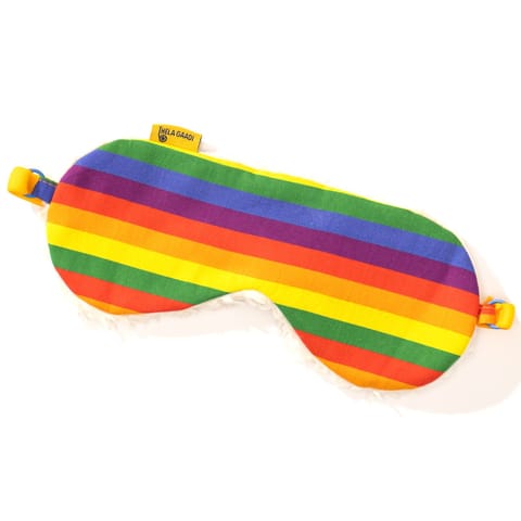 Thela Gaadi -Colourful Stripes Eye Mask