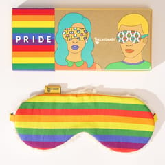 Thela Gaadi -Colourful Stripes Eye Mask