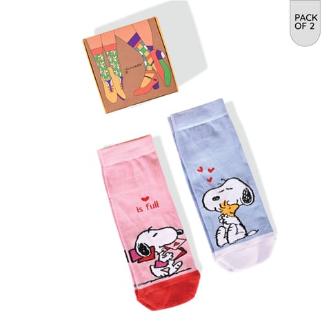 Thela Gaadi -Peanuts Love Socks