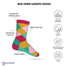 Thela Gaadi -Sesame Street : Elmo & Big Bird Faces Socks