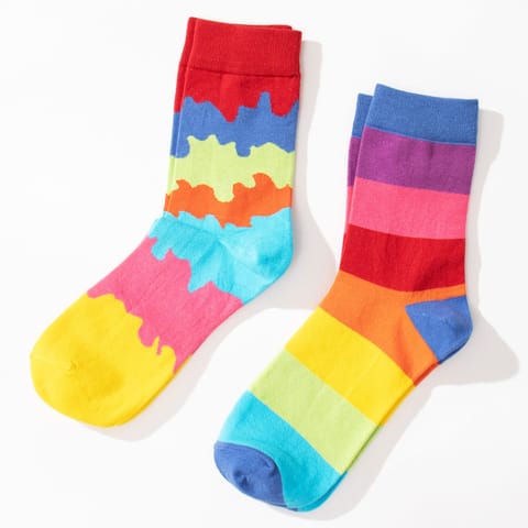 Thela Gaadi -Colorful Rainbow Socks