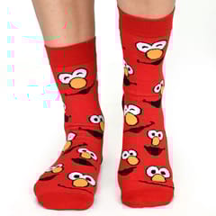 Thela Gaadi -Sesame Street : Elmo & Big Bird Faces Socks