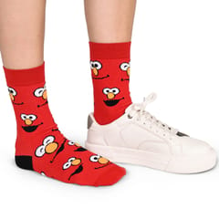 Thela Gaadi -Sesame Street : Elmo & Big Bird Faces Socks