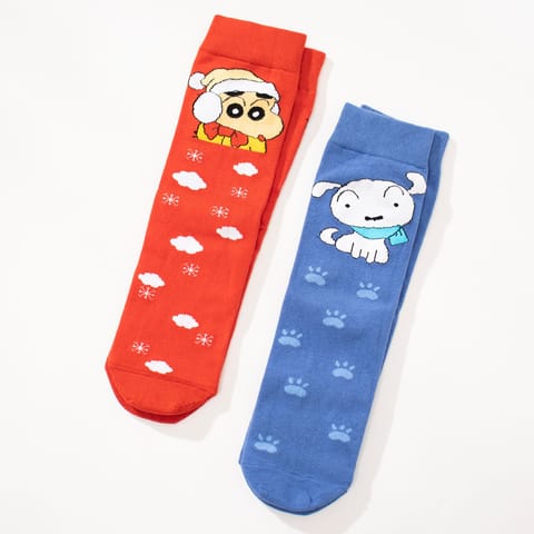 Thela Gaadi -Shinchan: Snow BFF Socks