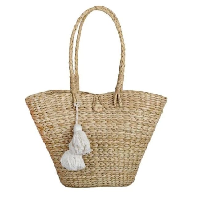 Smitam Lifestyle - Kauna Grass Boho Straw Tote Bag