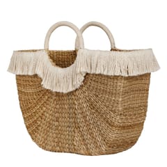 Smitam Lifestyle - Kauna Grass Full Frilly Beach Bag