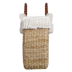 Smitam Lifestyle - Kauna Grass Boho Shopping Bag with Pompom