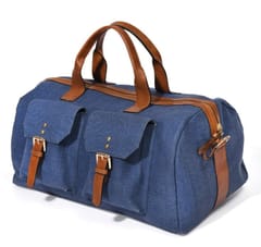 Smitam lifestyle - Blue Canvas Duffle Bag
