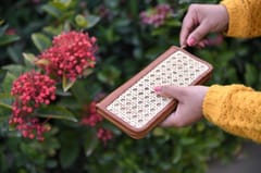 Smitam lifestyle - Hand Made Rattan/Cane Clutch Bag