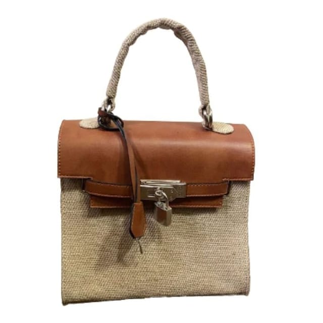 Smitam lifestyle - Jute Beige Bag