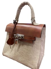 Smitam lifestyle - Jute Beige Bag