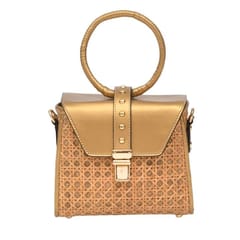 Smitam lifestyle - Golden Cane Sling Bag