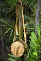 Smitam lifestyle - Round Cane Sling Bag