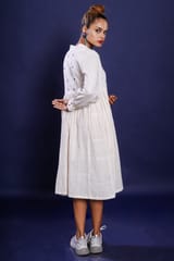 Inkriti - Kala Cotton Mirror Work Timeless Dress