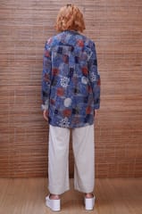 Inkriti - Hand Block Printed Indigo Reliable Shirt