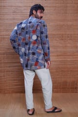 Inkriti - Hand Block Printed Indigo Reliable Shirt