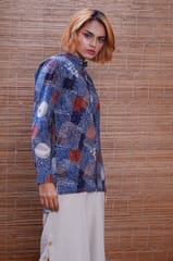 Inkriti - Hand Block Printed Indigo Reliable Shirt