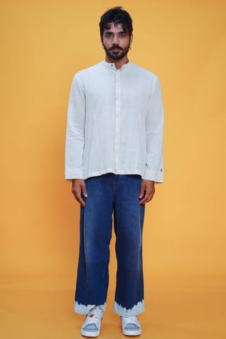 Inkriti - White Tangaliya Angrezi Shirt