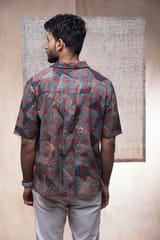 Inkriti - Hand block printed Ajrakh Allover Holiday formal