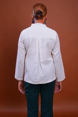 Inkriti - Tangaliya Dice Mughal Shirt White