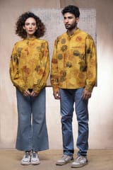 Inkriti - Hand Block Printed Ajrakh Sunshine Jaapani Kimono