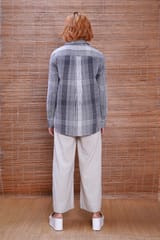 Inkriti - Kala Cotton Gradation Checks Everywhere Shirt