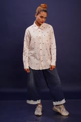 Inkriti - Kala Cotton Mirror Work Everywhere Shirt