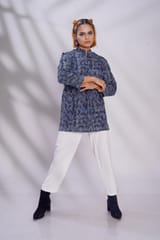 Inkriti - Hand Block Printed Ajrakh Brushstroked Forever Kurta