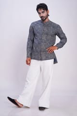Inkriti - Hand Block Printed Silver Lining Reliable shirt