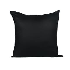 Guthali -Handpainted Black Cushion Cover