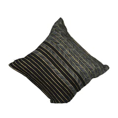 Guthali -Handpainted Black Cushion Cover