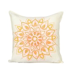 Guthali -Mandla Orange Handpainted Cushion Cover