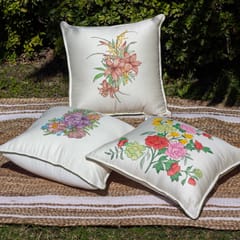 Guthali -Pastel Bagh Cushion Cover Set of 5