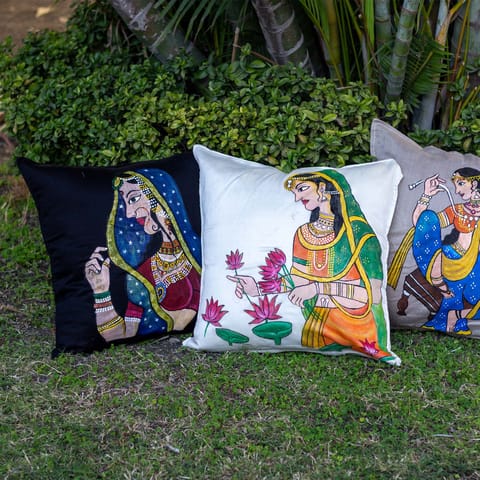 Queens Cushion Cover Set of 3