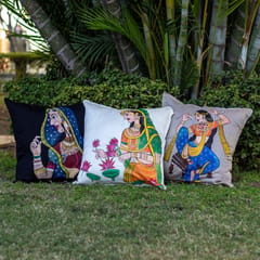 Guthali -Queens Cushion Cover Set of 3