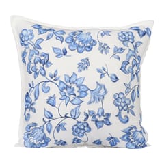 Guthali -Snowy Blue Pottery Cushion Cover Set of 5