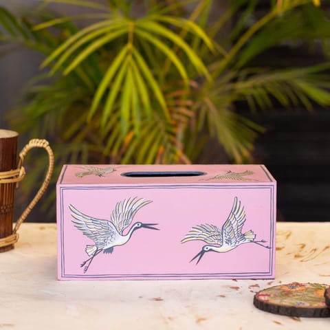 Guthali -Pastel Saras Tissue Box