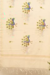 Guthali -Mayur Miniature Handpainted Dupatta