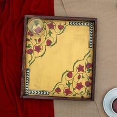 Guthali -Sunehra Kanat hand painted tray set