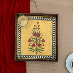 Guthali -Sunehra Kanat hand painted tray set