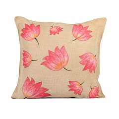 Guthali -Pichwai Nalini Jute Cushion Cover