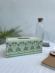 Guthali -Handpainted Mughal Art Tissue Box