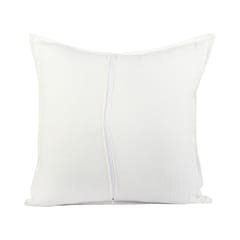 Guthali -Blue Pottery Handpainted Cushion Cover In Khadi