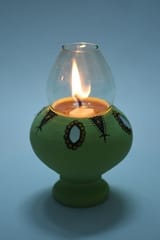 Antarang- Traditional oil lamps- Yellow (Set of 2)