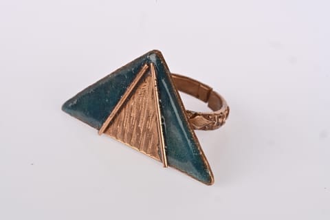 Ekibeki - Hand Crafted - Triphuli Blue Ring