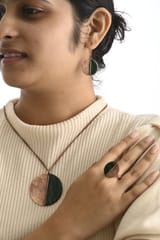 Ekibeki - Hand Crafted - Kakan Green Ring