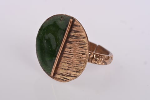 Ekibeki - Hand Crafted - Kakan Green Ring