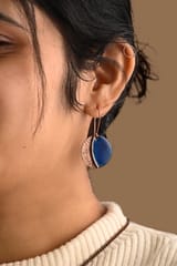 Ekibeki - Hand Crafted - Kakan Blue Earrings