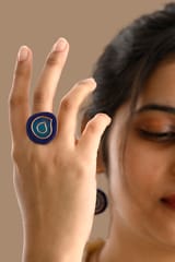 Ekibeki - Hand Crafted - Vartul Blue Ring