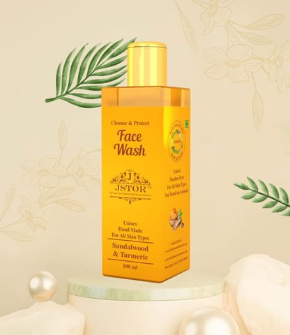 Jstor - Turmeric & Sandalwood Daily Face Wash